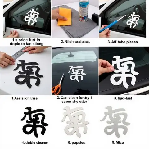 Hướng Dẫn Chi Tiết Cách Dán Chữ Hỷ Trên Xe Ô Tô Đúng Chuẩn