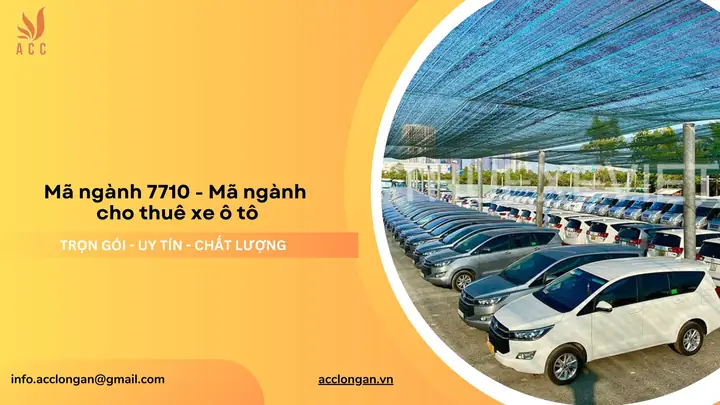 Mã Ngành 7710: Hướng Dẫn Chi Tiết Đăng Ký Kinh Doanh Cho Thuê Xe Ô Tô Mã Ngành 7710: Hướng Dẫn Chi Tiết Đăng Ký Kinh Doanh Cho Thuê Xe Ô Tô