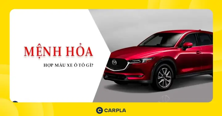 Màu Xe Ô Tô Hợp Mệnh Hỏa: Bảng Màu Tương Sinh & Kỵ Màu