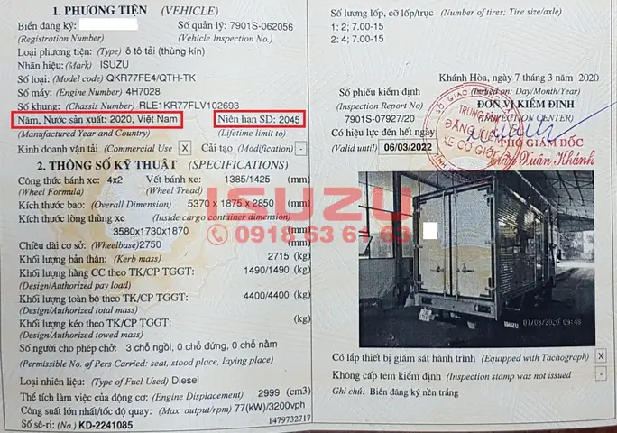 Phí Đăng Kiểm Xe Ô Tô Tải: Bảng Giá Chi Tiết Theo Từng Nhóm Phí Đăng Kiểm Xe Ô Tô Tải: Bảng Giá Chi Tiết Theo Từng Nhóm