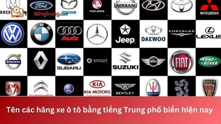 Tên Các Hãng Xe Ô Tô Bằng Tiếng Trung: Bảng Tra Chi Tiết Nhất Tên Các Hãng Xe Ô Tô Bằng Tiếng Trung: Bảng Tra Chi Tiết Nhất