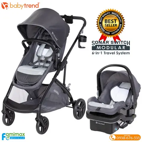 Đánh Giá Chi Tiết Hệ Thống Du Lịch 3-trong-1 Baby Trend Sonar Switch: Xe Đẩy, Nôi & Ghế Ô Tô