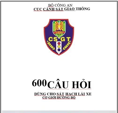 405 Câu Hỏi Thi Trắc Nghiệm Lái Xe Ô Tô