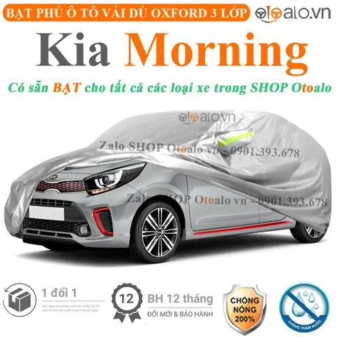Bạt Phủ Xe Ô Tô Kia Morning Bạt Phủ Xe Ô Tô Kia Morning