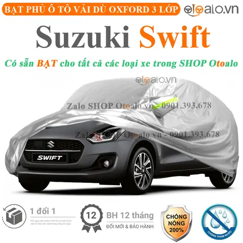 Bạt Phủ Xe Ô Tô Suzuki Swift Bạt Phủ Xe Ô Tô Suzuki Swift