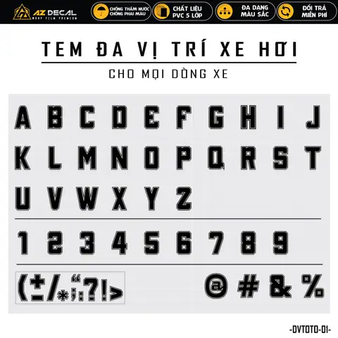 Hướng Dẫn Toàn Diện Về Chữ Cái Dán Xe Ô Tô: Từ Lợi Ích Đến Kỹ Thuật Thi Công Hướng Dẫn Toàn Diện Về Chữ Cái Dán Xe Ô Tô: Từ Lợi Ích Đến Kỹ Thuật Thi Công