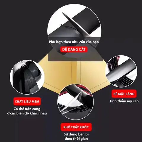 Cuộn Nẹp Dán Viền Xe Ô Tô: Cẩm Nang Toàn Diện Về Bảo Vệ & Thẩm Mỹ