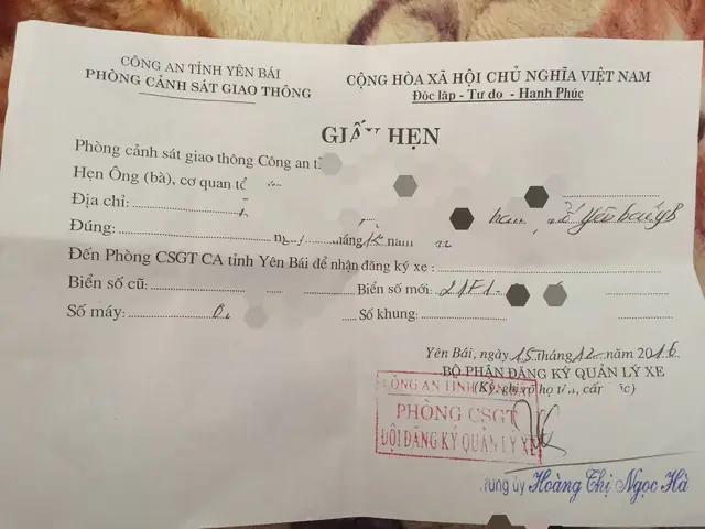 Giấy Hẹn Lấy Cà Vẹt Xe Ô Tô Là Gì? Hướng Dẫn Từ A Đến Z Giấy Hẹn Lấy Cà Vẹt Xe Ô Tô Là Gì? Hướng Dẫn Từ A Đến Z