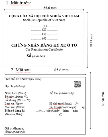 Kích Thước Giấy Đăng Ký Xe Ô Tô: Chuẩn Mới Và Mã Qr Bạn Phải Biết Kích Thước Giấy Đăng Ký Xe Ô Tô: Chuẩn Mới Và Mã Qr Bạn Phải Biết