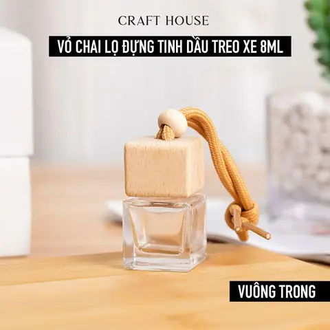 Lọ Đựng Tinh Dầu Treo Xe Ô Tô