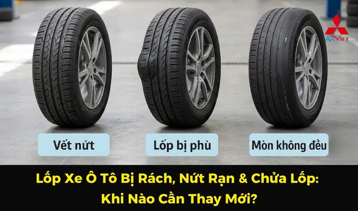 Lốp Xe Ô Tô Bị Nứt: Phân Biệt, Xử Lý & Khi Nào Phải Thay Mới Lốp Xe Ô Tô Bị Nứt: Phân Biệt, Xử Lý & Khi Nào Phải Thay Mới