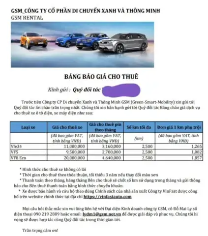 Báo Giá Thuê Xe Ô Tô: Hướng Dẫn Xây Dựng Bảng Giá Chuẩn Chuyên Nghiệp Báo Giá Thuê Xe Ô Tô: Hướng Dẫn Xây Dựng Bảng Giá Chuẩn Chuyên Nghiệp