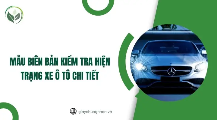 Biên Bản Kiểm Tra Xe Ô Tô: Mẫu Chuẩn Và Hướng Dẫn Chi Tiết
