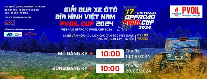 Pvoil Cup 2026: Hướng Dẫn Đăng Ký Và Tham Gia Giải Đua Xe Địa Hình Pvoil Cup 2026: Hướng Dẫn Đăng Ký Và Tham Gia Giải Đua Xe Địa Hình