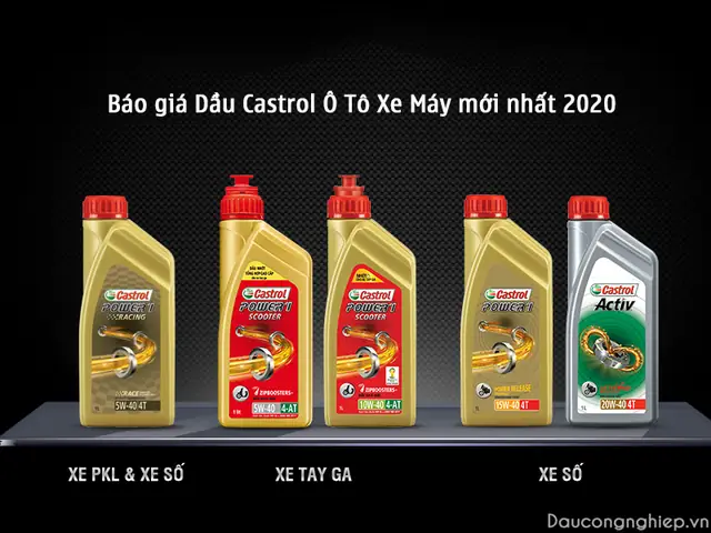 Bảng Giá Dầu Castrol Ô Tô Xe Máy Mới Nhất 4/2026: So Sánh & Gợi Ý Lựa Chọn Bảng Giá Dầu Castrol Ô Tô Xe Máy Mới Nhất 4/2026: So Sánh & Gợi Ý Lựa Chọn
