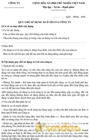 Quy Chế Quản Lý Xe Ô Tô Chuyên Dùng: Hướng Dẫn Chi Tiết 2026 Quy Chế Quản Lý Xe Ô Tô Chuyên Dùng: Hướng Dẫn Chi Tiết 2026