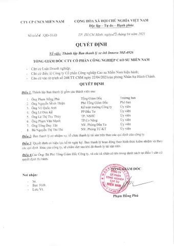 Hướng Dẫn Thanh Lý Xe Ô Tô Đúng Pháp Luật: Mẫu Quyết Định & Quy Trình Chi Tiết
