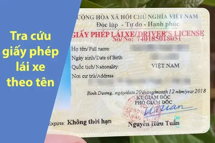 Tra Cứu Bằng Lái Xe Ô Tô Theo Tên: Có Thể Không? Tra Cứu Bằng Lái Xe Ô Tô Theo Tên: Có Thể Không?