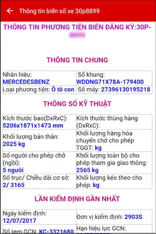 Tra Cứu Thông Tin Kiểm Định Xe Ô Tô Tra Cứu Thông Tin Kiểm Định Xe Ô Tô