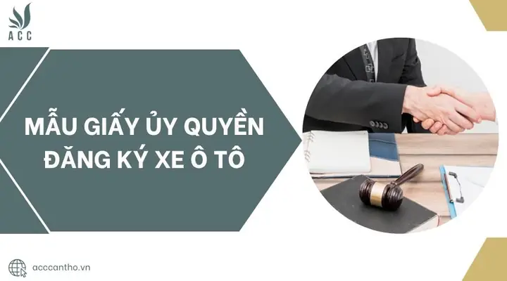 Ủy Quyền Đăng Ký Xe Ô Tô: Hướng Dẫn Chi Tiết & Mẫu Chuẩn 2026 Ủy Quyền Đăng Ký Xe Ô Tô: Hướng Dẫn Chi Tiết & Mẫu Chuẩn 2026