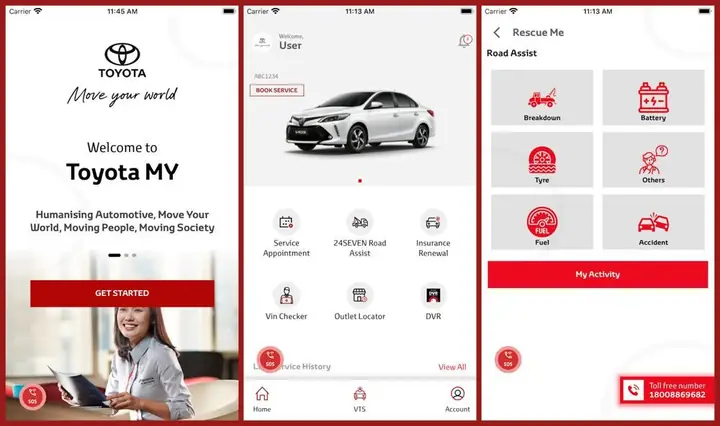 My Toyota App My Toyota App