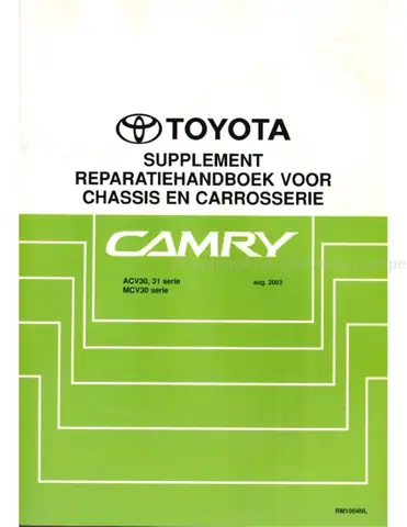 2003 Toyota Camry Manual