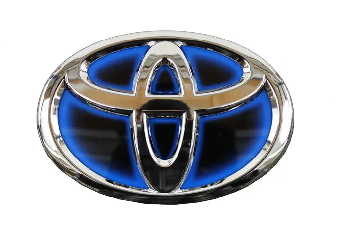 Blue Toyota Emblem Blue Toyota Emblem