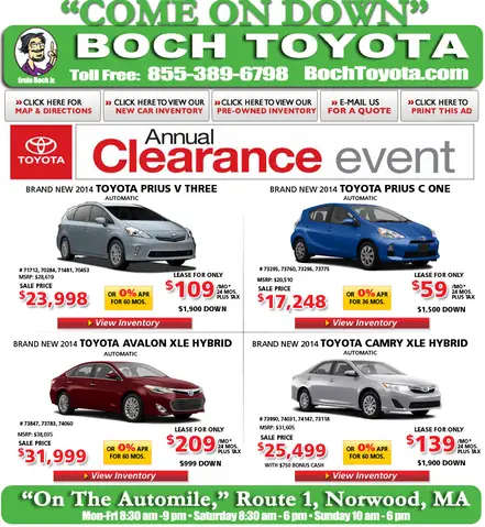 Boch Toyota Norwood Boch Toyota Norwood