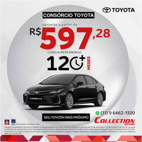 Consórcio Toyota Corolla Consórcio Toyota Corolla