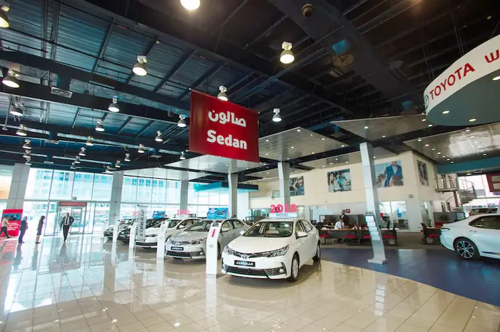 Dubai Toyota Showroom Dubai Toyota Showroom