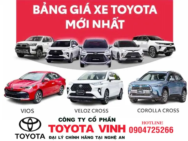 Giá Xe Toyota Vinh Giá Xe Toyota Vinh