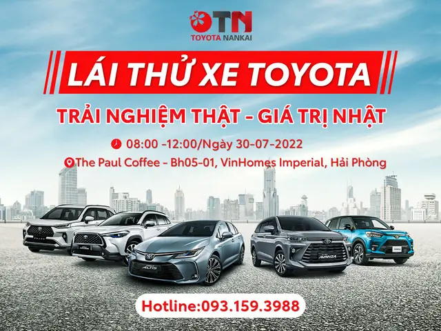 Lái Thử Xe Toyota