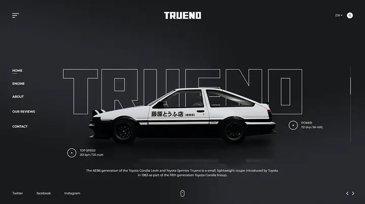 Landing Page Toyota