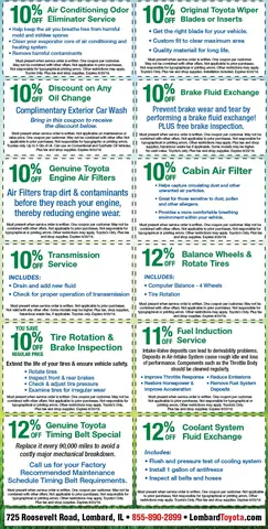 Lombard Toyota Coupons