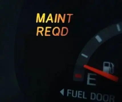 Maintenance Required Toyota