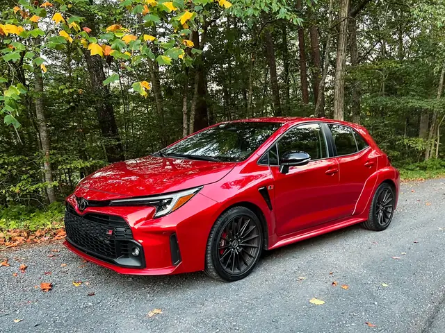 Red Toyota Hatchback Red Toyota Hatchback