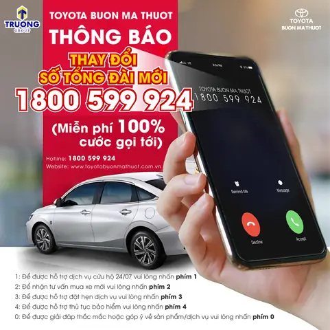 Tổng Đài Toyota Tổng Đài Toyota