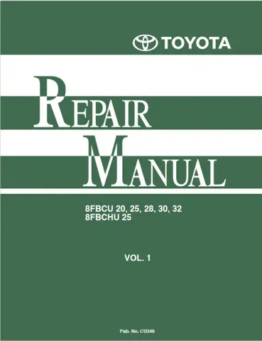 Toyota 8fbcu Manual