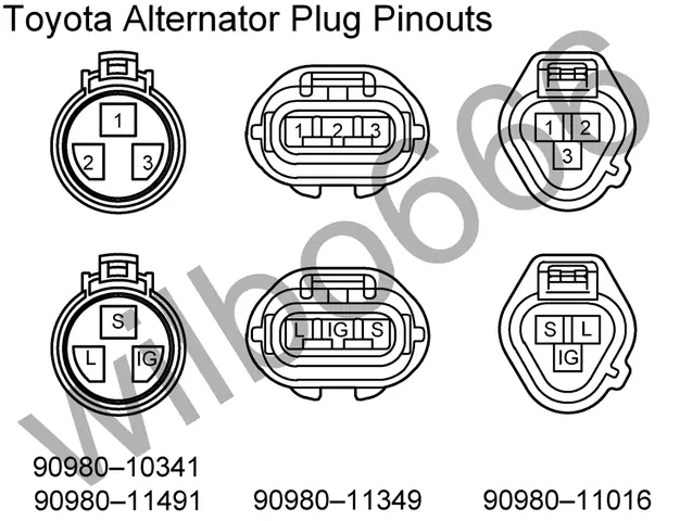 Toyota Alternator Plug