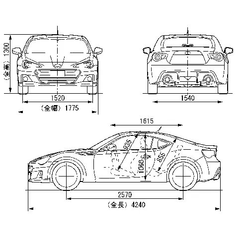 Toyota B6 Blueprint Toyota B6 Blueprint