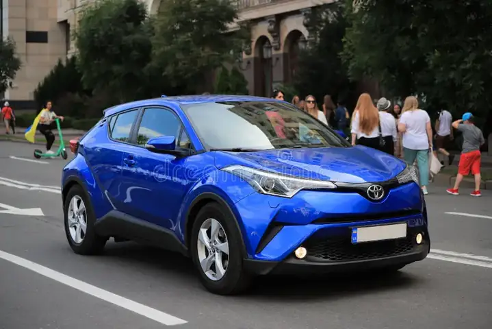 Toyota Blue Car