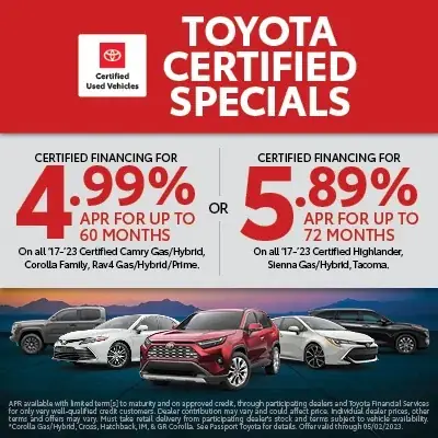 Toyota Certified Pre Owned