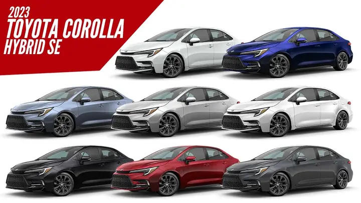Toyota Corolla Colors Toyota Corolla Colors