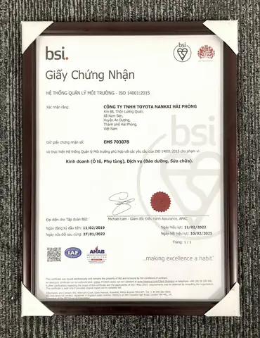 Toyota Iso 14001 Toyota Iso 14001