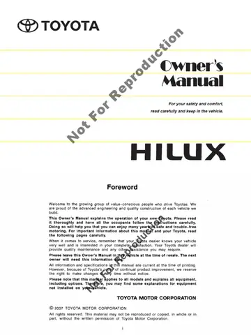 Toyota Owners Manual Pdf Toyota Owners Manual Pdf