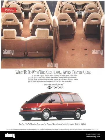 Toyota Previa 1992 Interior