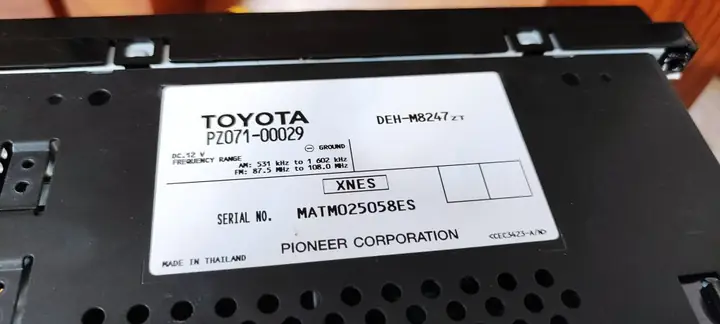 Toyota Pz071 00029