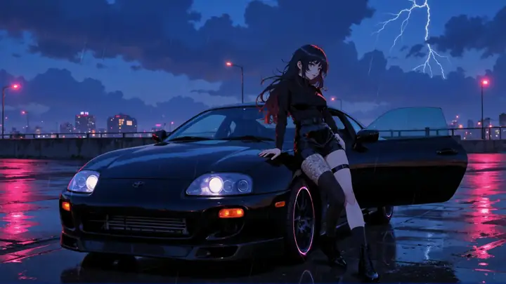 Toyota Supra Girl Toyota Supra Girl