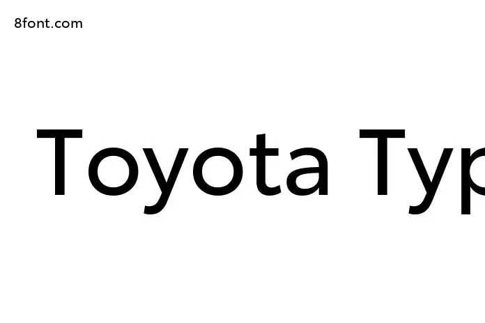 Toyota Type Font Download Toyota Type Font Download