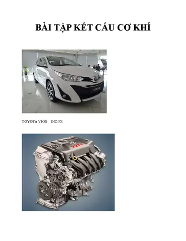 Toyota Vios 1nz Fe